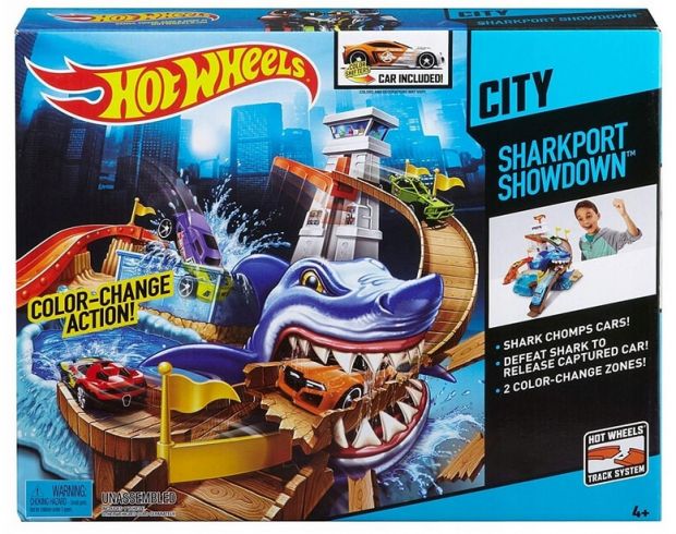 hot wheels starcie z rekinem