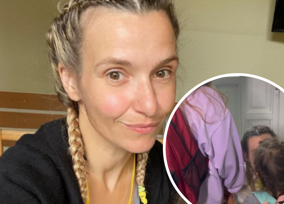 Joanna Koroniewska żartuje z pierwszego dnia szkoły