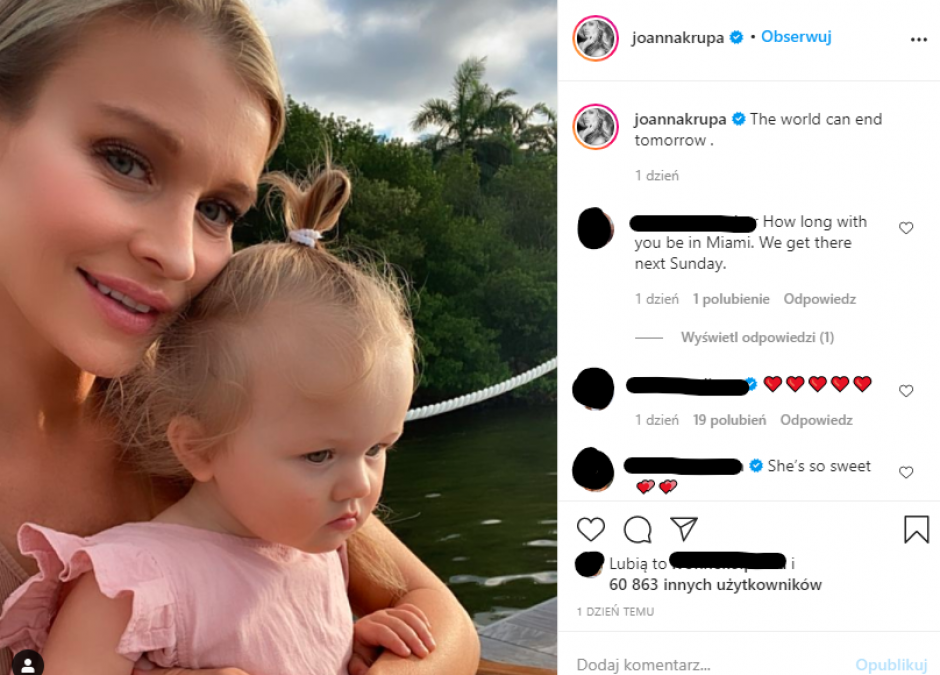 Joanna Krupa nie rozpieszcza córeczki