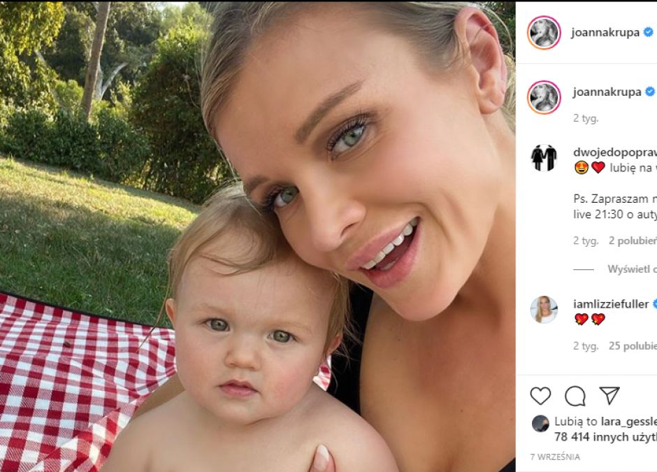 Joanna Krupa spędza czas z córeczką