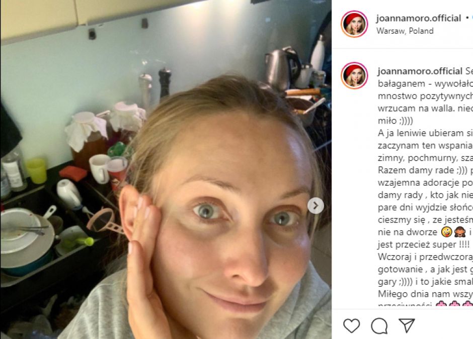 Joanna Moro pokazała bałagan w domu