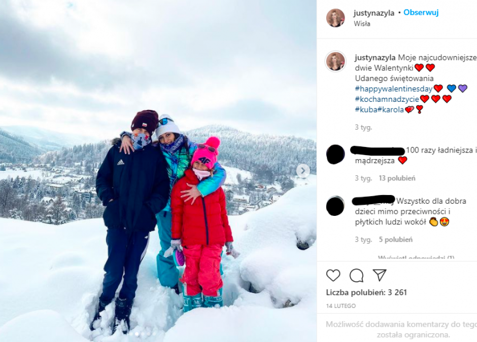 Justyna Żyła znowu jest samotną matką