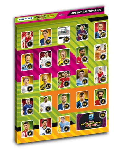 kalendarz adwentowy dla chłopca z kartami FIFA