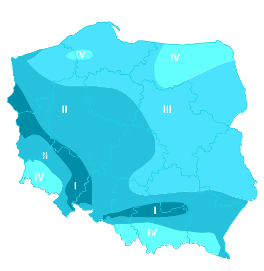 kalendarz pyleń mapa Polski