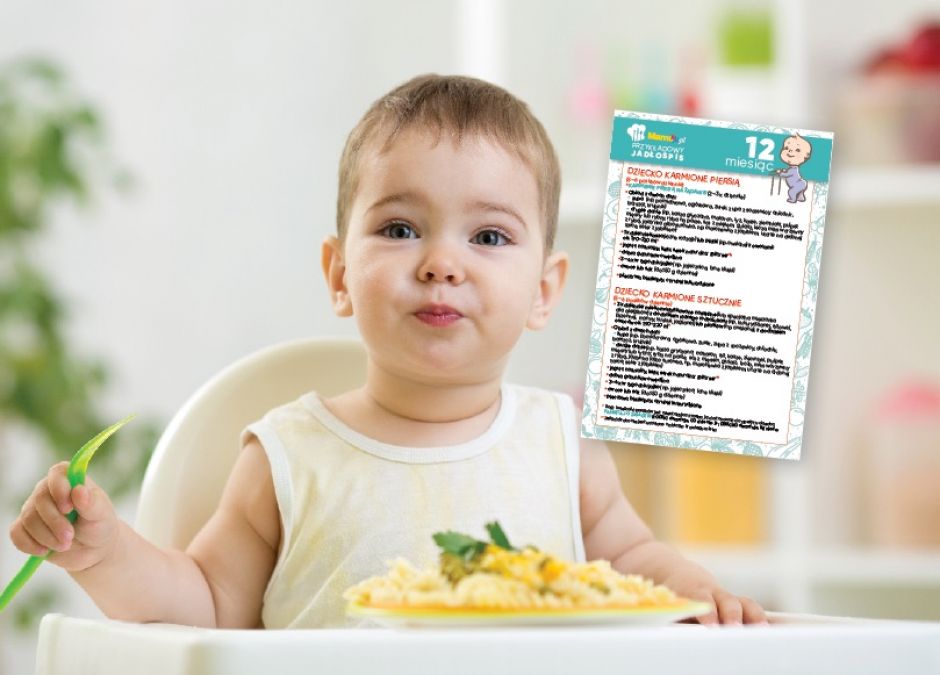 karmienie dziecka 12 miesiąc