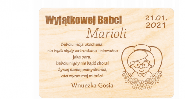 Kartka na dzień babci