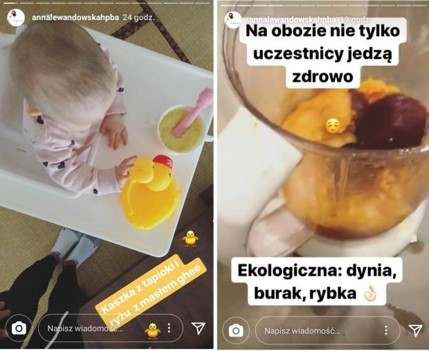 Klara Lewandowska zdrowe menu co je córeczka Lewandowskich