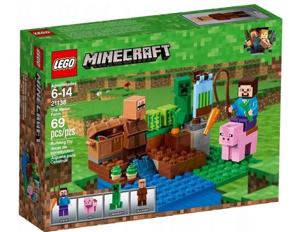 klocki lego minecraft farma arbuzów