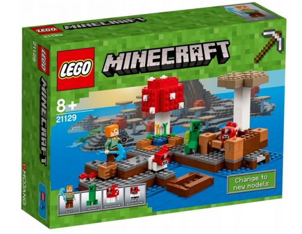 klocki lego minecraft grzybowa wyspa