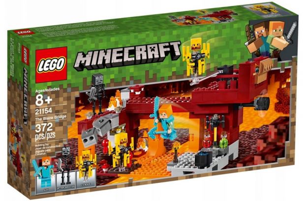 klocki lego minecraft most płomyków