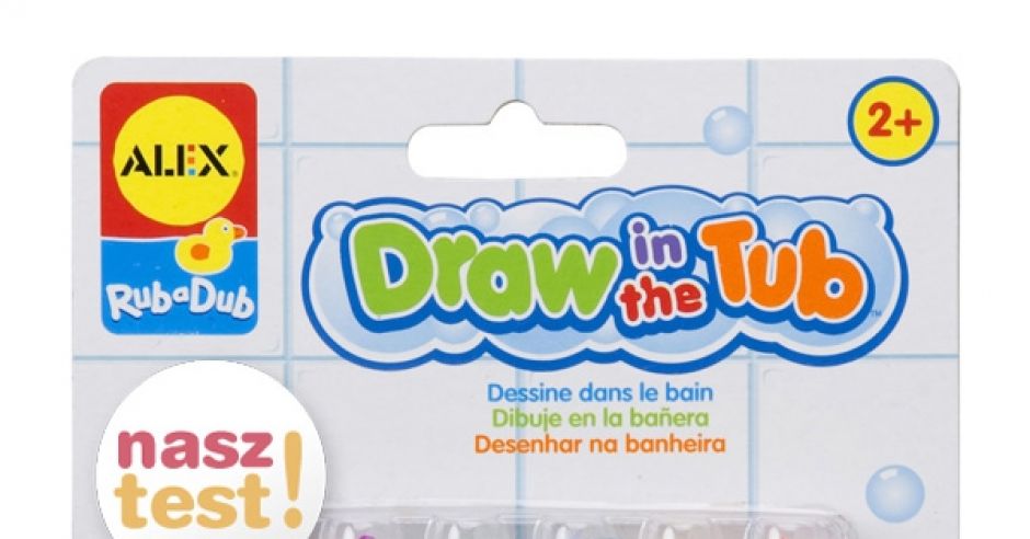 kredki, kredki do kąpieli, zmywalne kredki, Alex Toys
