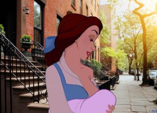 Księżniczki Disneya karmią piersią w miejscach publicznych