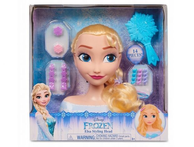 lalka Elsa głowa do czesania