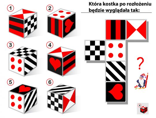 łamigłówki dla dzieci kostka