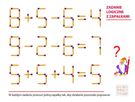łamigłówki dla dzieci matematyczne