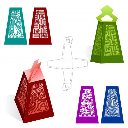 lampion na roraty wzór