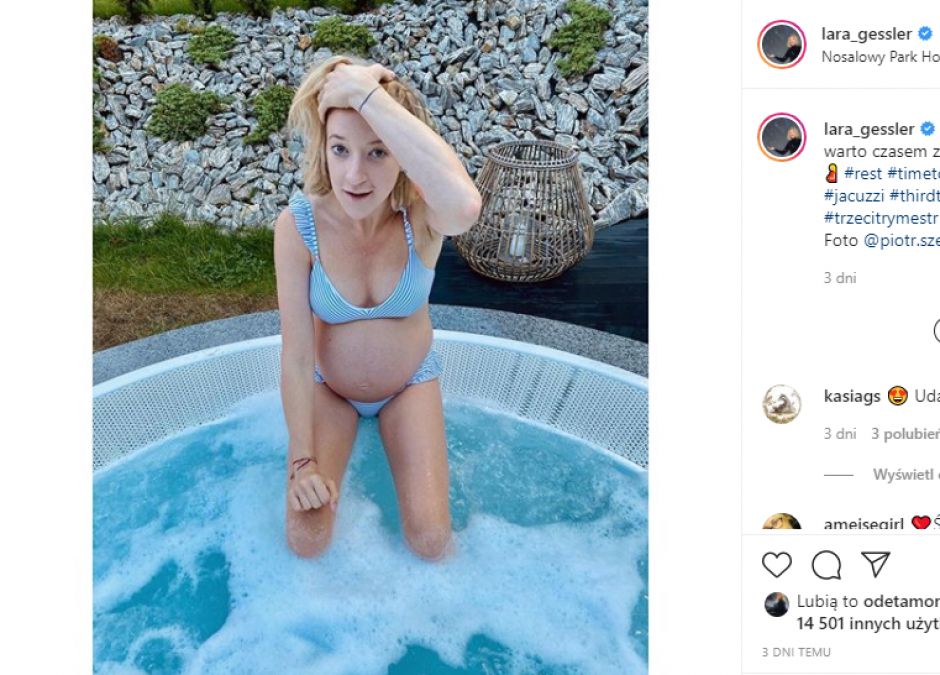 Lara Gessler opowiedziała ile przytyła w ciąży! Zdradziła też kiedy rodzi