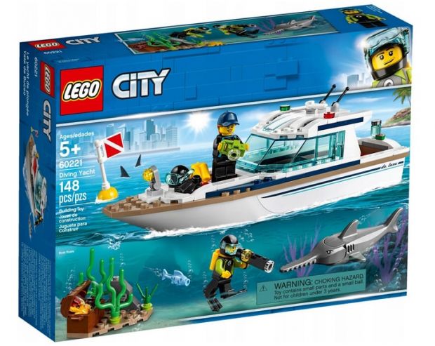 lego city jacht z nurkami