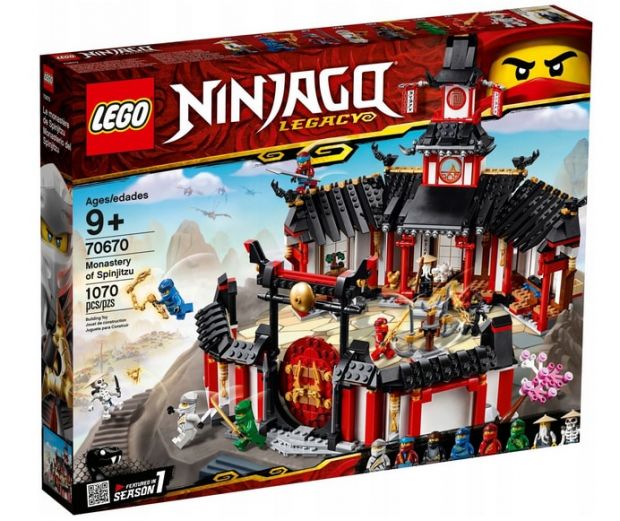 lego ninjago klasztor Spinjitzu