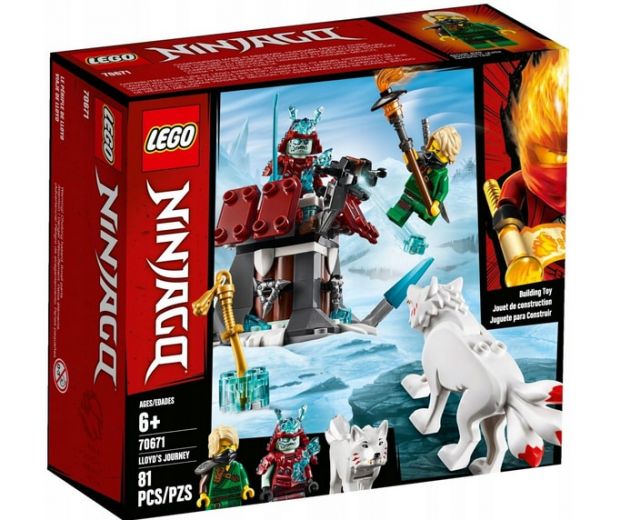 lego ninjago podróż Lloyda