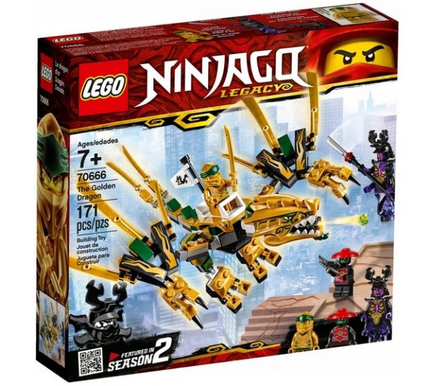 lego ninjago złoty smok