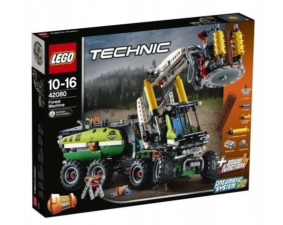lego technic harwester maszyna leżna
