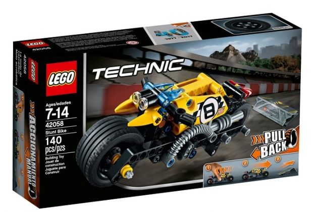 lego technic motocykl kaskaderski
