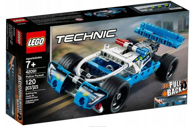 lego technic samochód policyjny