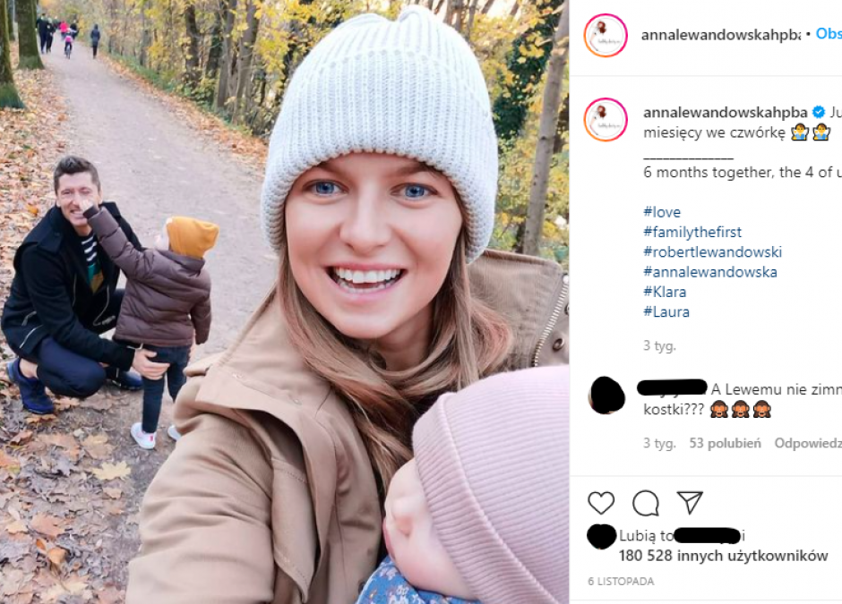Lewandowscy na spacerze