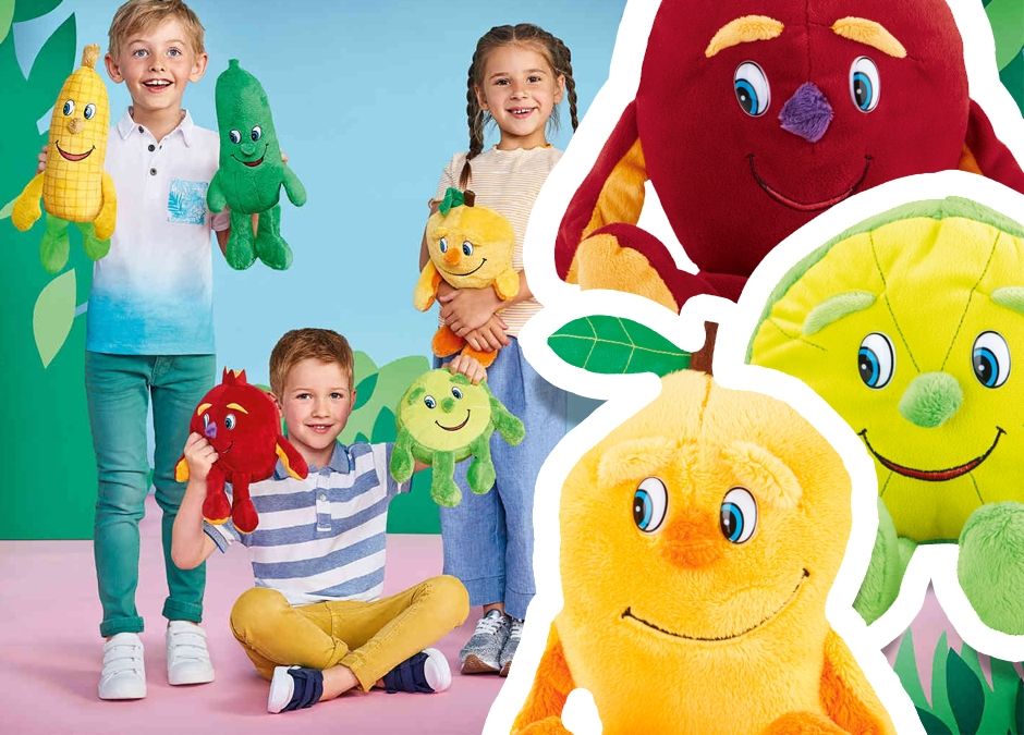 Lidlaki z Ryneczku w Lidlu - nowe pluszowe warzywa i owoce