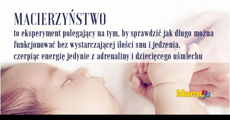 Macierzyństwo jako eksperyment - mem