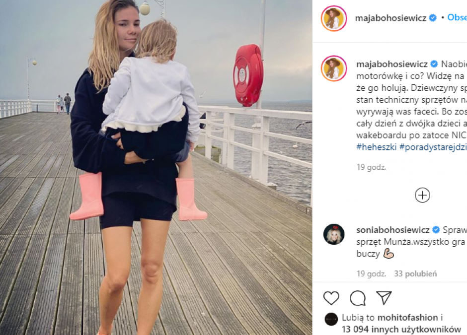 Maja Bohosiewicz została sama z dziećmi