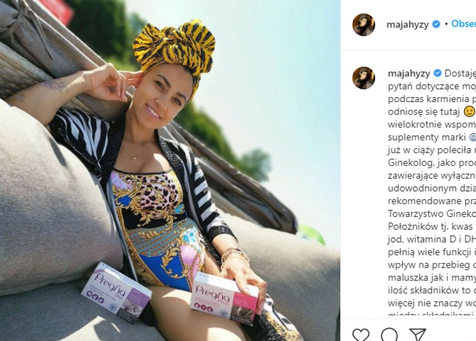 Maja Hyży eksponuje swoją figurę po ciąży. Wygląda świetnie!