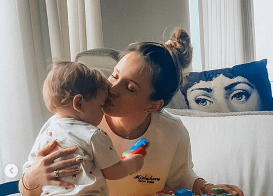 Marina świetuje z synkiem Dzień Dziecka