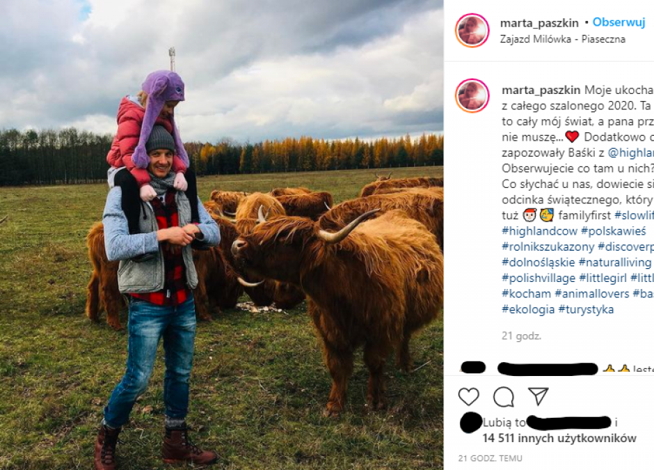 Marta i Paweł z "Rolnik szuka żony" z córeczką