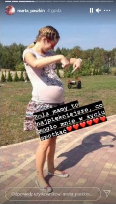 Marta Paszkin w ciąży, Instagram/marta_paszkin