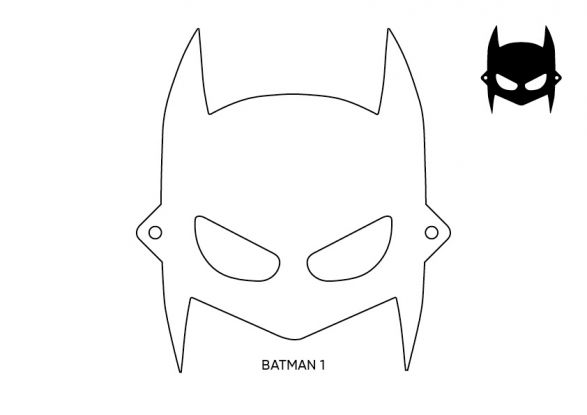 Maska Batmana Do Druku - SL