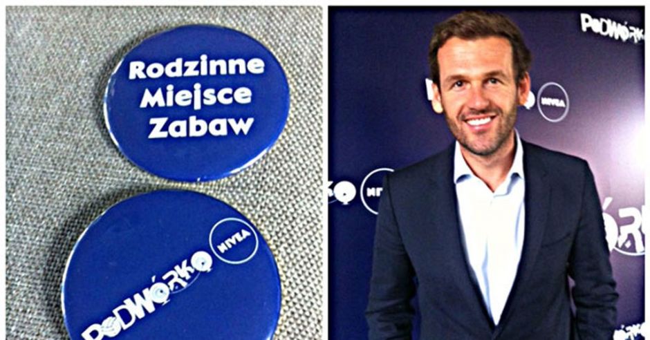 Mateusz Kusznierewicz ambasadorem projektu Podwórko NIVEA Rodzinne Miejsce Zabaw