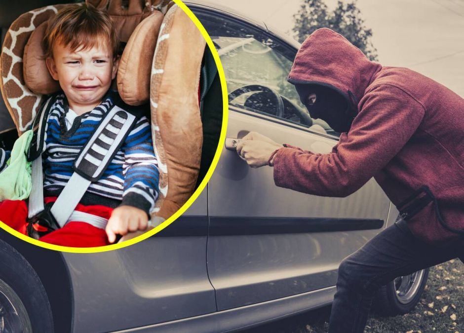 Mężczyzna ukradł samochód, w którym był 6letni chłopiec