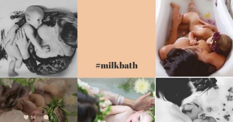 milk bath photography
