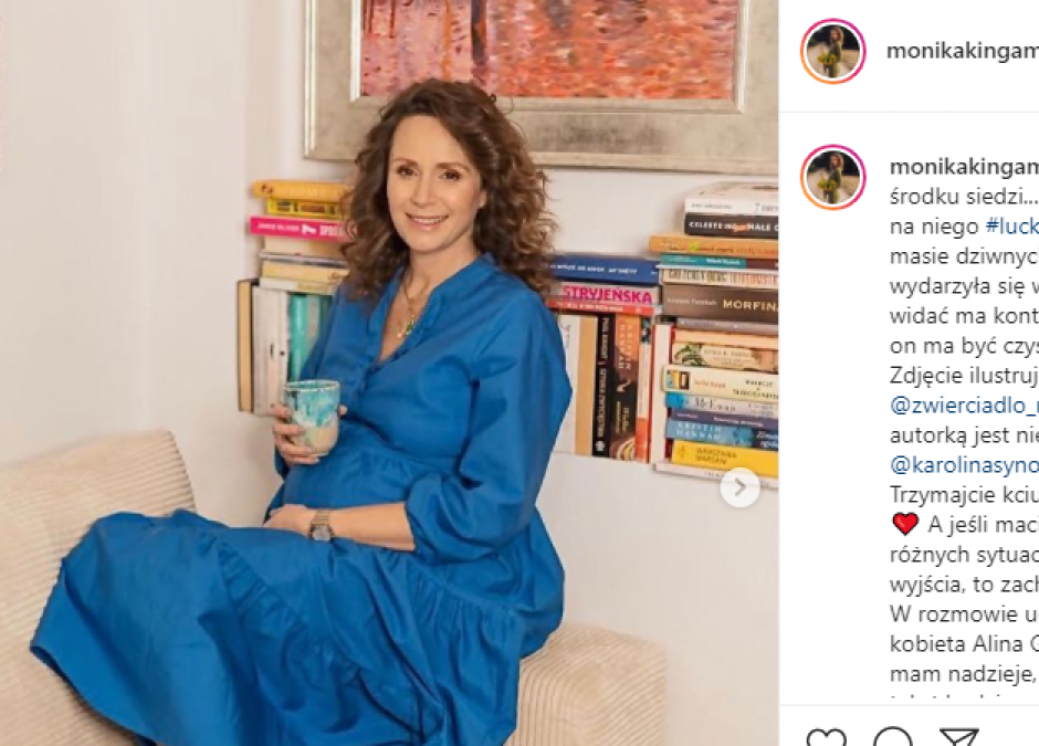 Monika Mrozowska imię dziecka