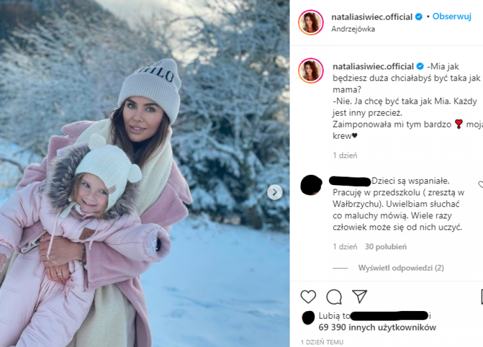 Natalia Siwiec i Mia