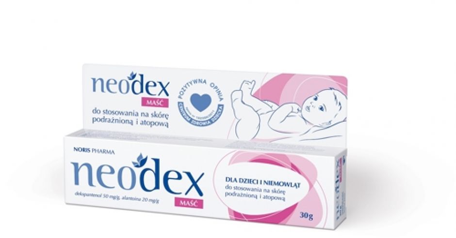 Neodex, maść dla niemowląt, maść na podrażnioną skórę dziecka