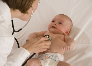niemowlę, lekarz, badanie