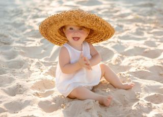 Ochrona skóry dziecka na plaży