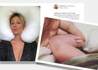 Odeta Moro o problemach z karmieniem synka piersią