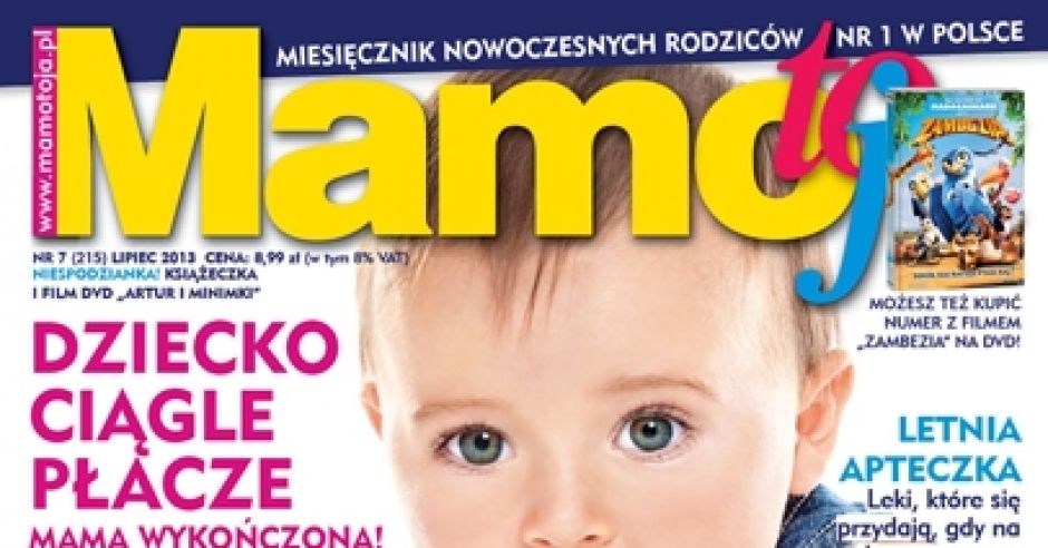 Okładka Mamotoja lipiec 2013