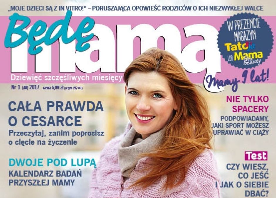 okładka Będę Mamą 1/17