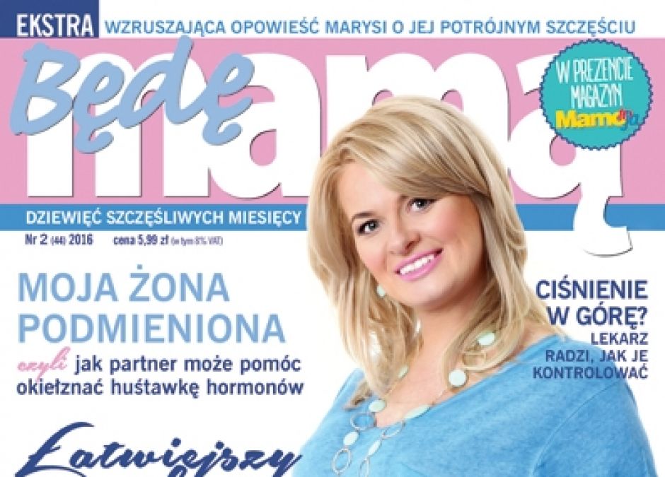 okładka Będę Mamą 2/16