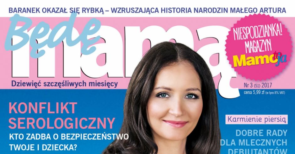 okładka Będę Mamą 3/17